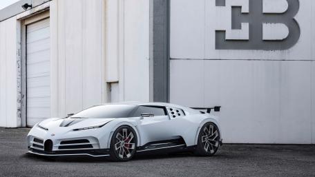 Bugatti Centodieci in White Elegance wallpaper