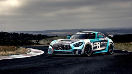 Mercedes-AMG GT4 on the Track wallpaper