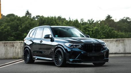 BMW X5 M Competition on Urban Road wallpaper