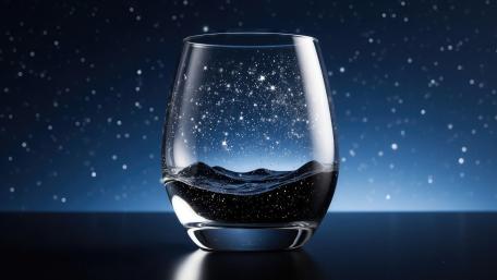 Starry Water in a Glass wallpaper