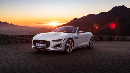Sunset Jaguar F Type Convertible wallpaper