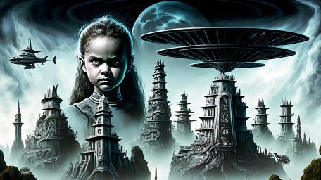 Alien Dreamscape Beyond the Mist wallpaper