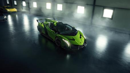 Lamborghini Veneno Roadster in Dream Garage wallpaper