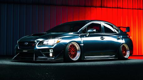 Subaru WRX STI Night Performance wallpaper