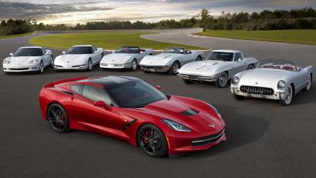 Chevrolet Corvette Legacy Showcase wallpaper