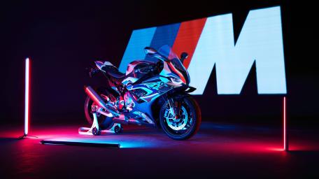 BMW M 1000 RR Neon Glow wallpaper