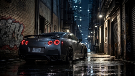 Midnight GT R Alley wallpaper