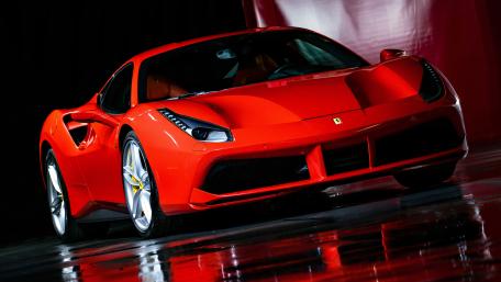 Cherry Red Ferrari Supercar wallpaper