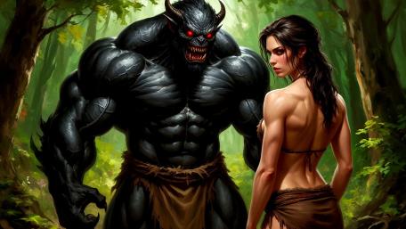 Jungle Demon Standoff wallpaper