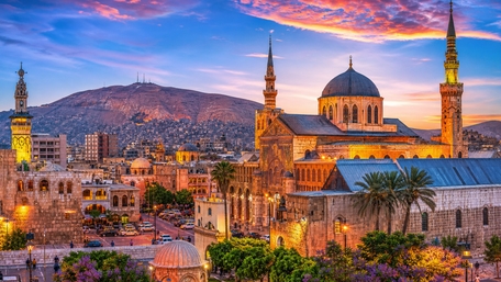 Golden Old City Cathedral Skyline wallpaper