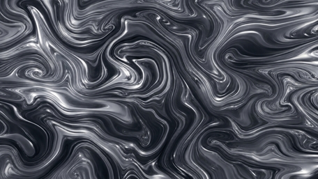 Monochrome Liquid Swirls wallpaper