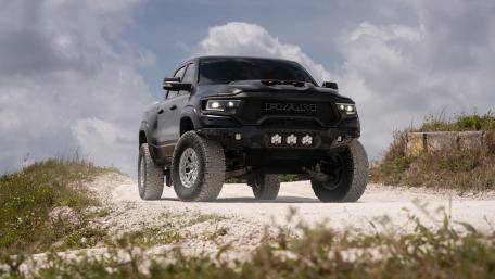 Aggressive Ram TRX on Sand Dunes wallpaper