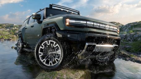 Electric pickup GMC Hummer EV wallpaper