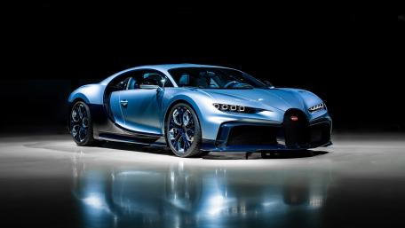 Bugatti Chiron Blue Elegance wallpaper