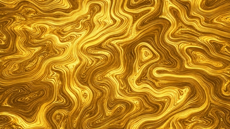 Golden Liquid Swirl wallpaper