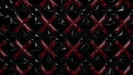 Crimson Geometry Grid wallpaper