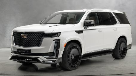 Mansory Cadillac Escalade in White Elegance wallpaper