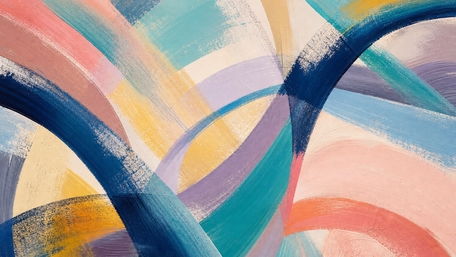 Pastel Currents of Digital Harmony wallpaper