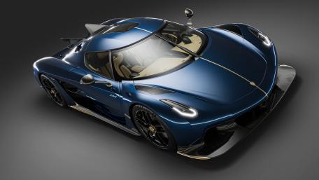 Koenigsegg Jesko Absolut Midnight Blue wallpaper