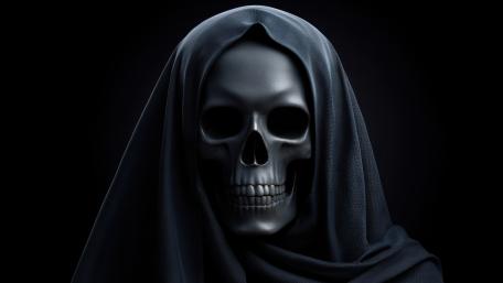 Shadowed Reaper in Cloaked Darkness wallpaper