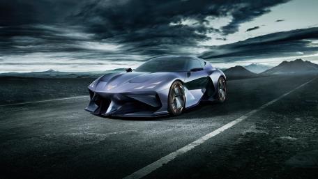 Cupra DarkRebel Futuristic Electric Supercar wallpaper