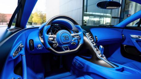 Bugatti Chiron Super Sport Blue Cabin wallpaper