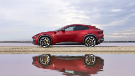Sleek Elegance of the Ferrari Purosangue wallpaper