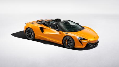 McLaren Artura Spider Sunset Orange wallpaper
