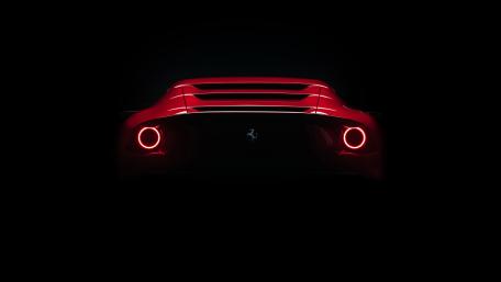 Ferrari Omologata Shadow Rear View wallpaper