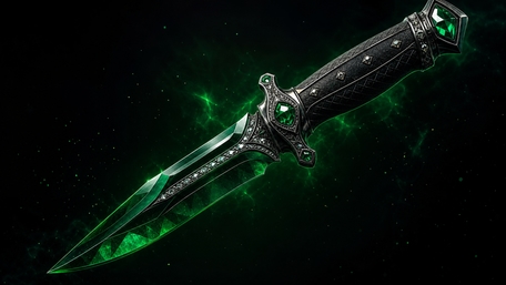 Emerald Blade of the Dark Realm wallpaper