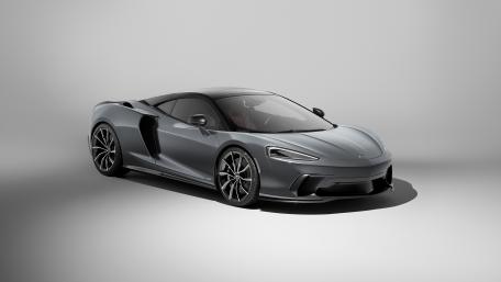 Sleek McLaren GTS in Studio Light wallpaper