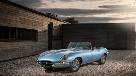 Classic Jaguar E Type Zero Elegance wallpaper