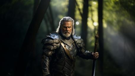 Elder Knight of the Misty Woods wallpaper