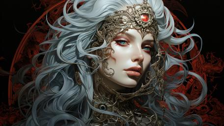 Eternal Gothic Queen of Shadows wallpaper