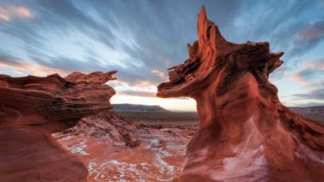 Little Finland Desert Sculptures wallpaper