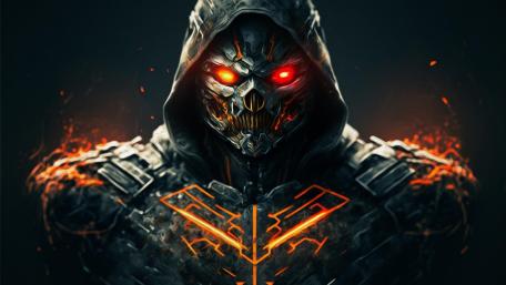 Infernal Cyber Knight wallpaper