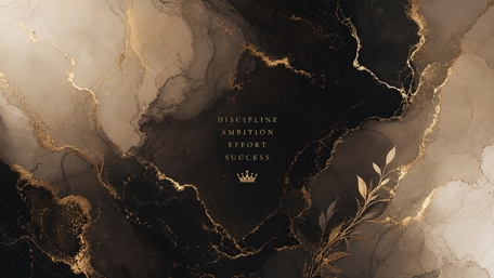 Elegant Marble Quote of Ambition wallpaper