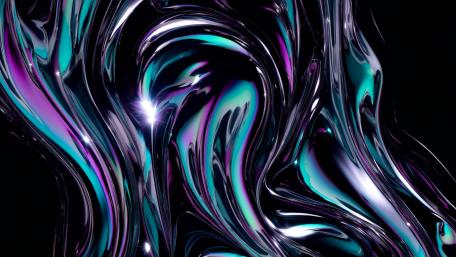 Liquid Mercury Swirls wallpaper
