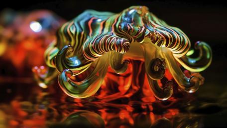Radiant Liquid Dreamscape wallpaper
