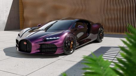 Purple Bugatti Chiron Elegance wallpaper
