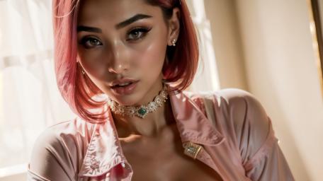 Pink Elegance Portrait wallpaper