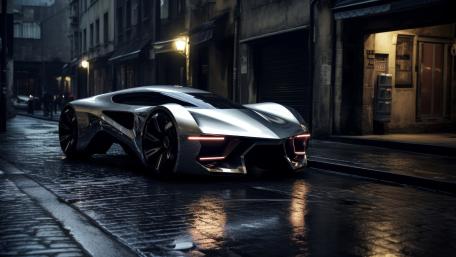 Neon Blade Street Racer wallpaper