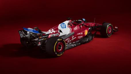 Ferrari F1 in Crimson Spotlight wallpaper