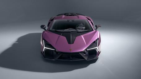 Purple Lamborghini Revuelto Spotlight wallpaper