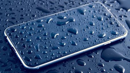 Rain Kissed Smartphone Surface wallpaper