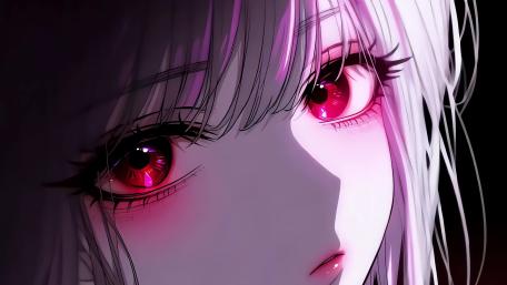 Silent Crimson Gaze wallpaper