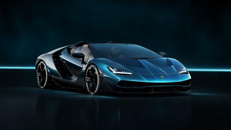 Lamborghini Centenario Roadster Blue Glow wallpaper