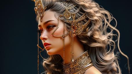 Celestial Queen of the Ancient Realm wallpaper