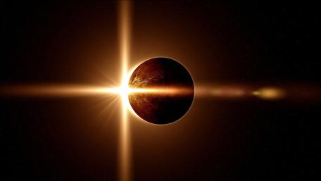 Celestial Eclipse Glow wallpaper