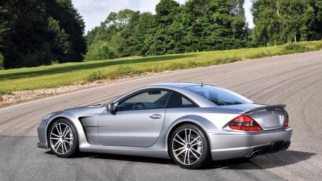 Mercedes-Benz SL-Class Silver Grand Tourer wallpaper